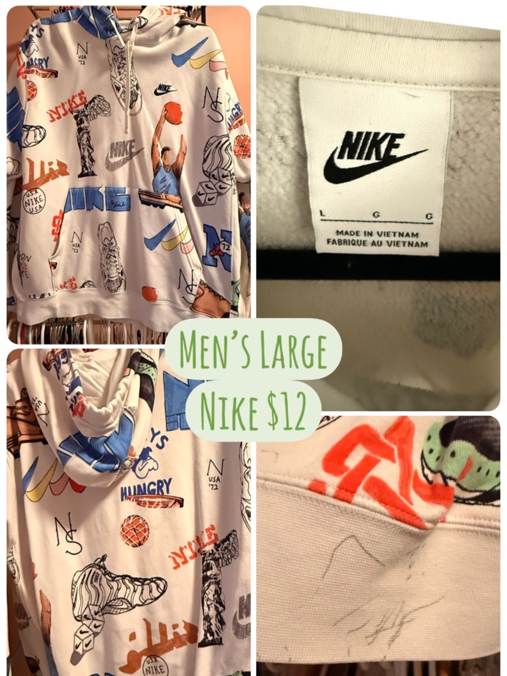 Nike graphic hoodie